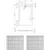 душевой поддон из литьевого мрамора 120×90 см radaway teos f black htf12090-54