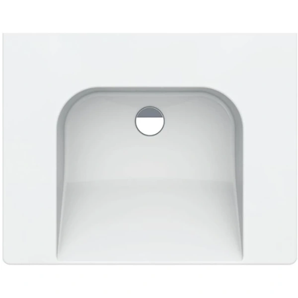 раковина gsi community 7632111 подвесная, 70x55 см, bianco lucido (белый глянец)