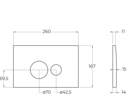 комплект инсталляции belbagno bb026/bb041cr с клавишей смыва цвет хром.