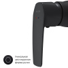 смеситель для душа am.pm gem f90a20022 черный
