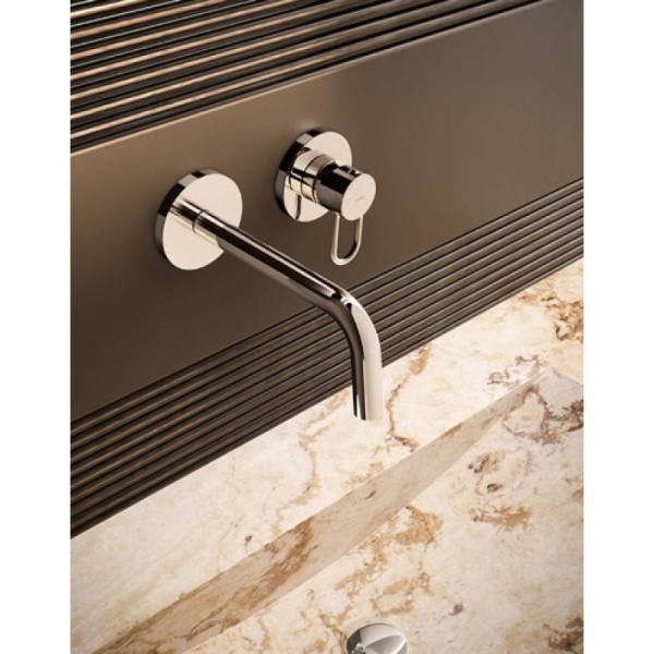 смеситель paffoni joker jk007cr70 для раковины, без донного клапана, встраиваемый, с внутренней частью, излив 24.8 см, хром глянцевый