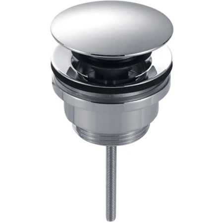 Донный клапан AQUAme AQM7003CR для раковины, универсальный, хром