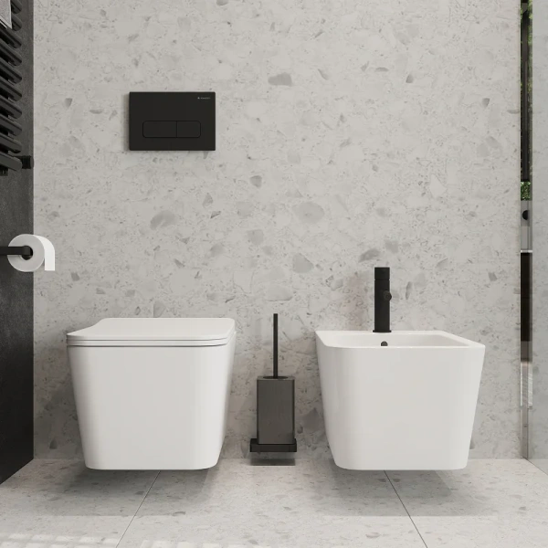 кнопка aqueduto forma for0140 для инсталляции, матовый черный