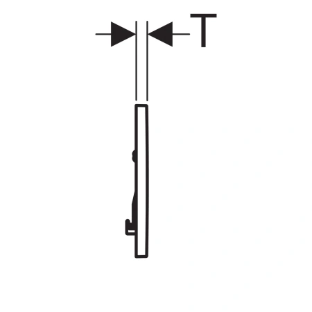 кнопка для инсталяции geberit sigma 30 115.893.14.1 черный матовый / цвет хром глянцевый