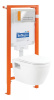 унитаз подвесной belbagno loto bb070chr/sc безободковый, с сиденьем микролифт, цвет белый