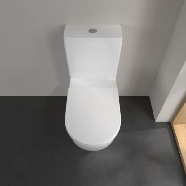 чаша напольного безободкового унитаза villeroy & boch subway 3.0 viclean 4672t001