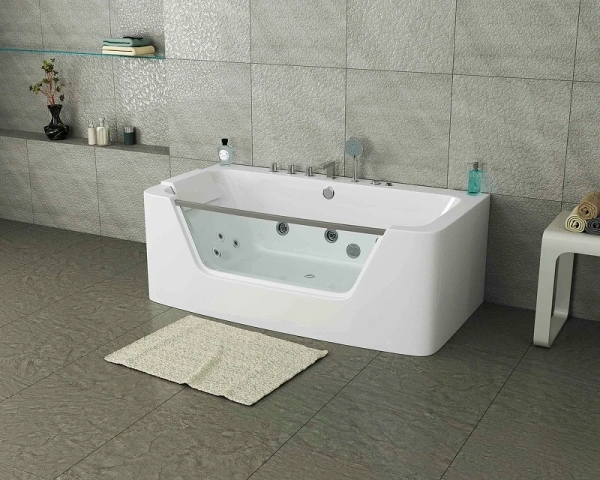 акриловая ванна grossman 150x85 gr-15085-1 с гидромассажем