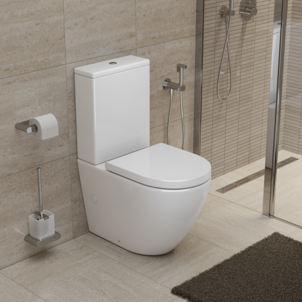 унитаз-компакт belbagno sfera-tor bb2141cp-tor, без бачка и сиденья, безободковый со смывом tornado, цвет белый.