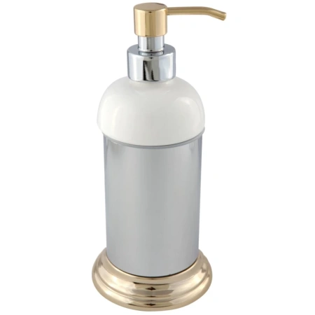 Дозатор для мыла Migliore Mirella 17276 хром | золото