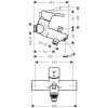 смеситель для ванны hansgrohe talis s 72401000