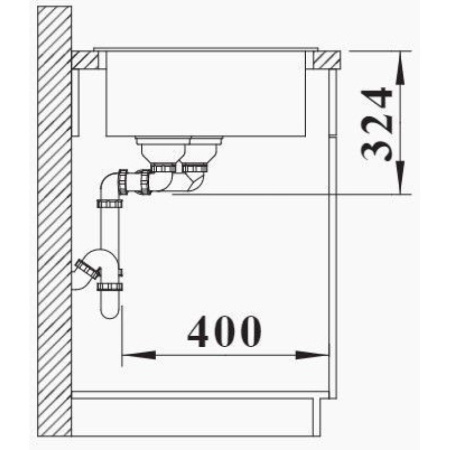 кухонная мойка blanco legra 8 алюметаллик 526225