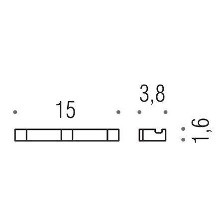 крючок colombo miniq cd137.nm тройной, чёрный матовый