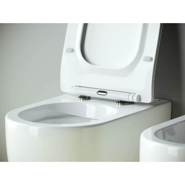 унитаз приставной ceramicanova metropol cn4004 безободковый