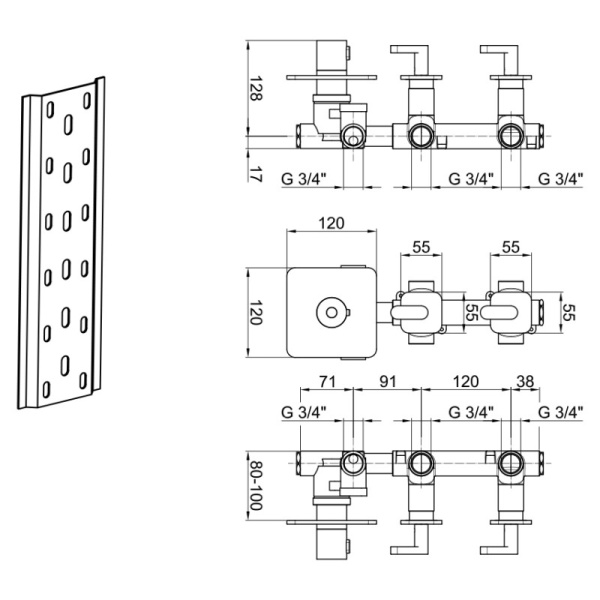 смеситель для душа webert living lv971402015 цвет хром