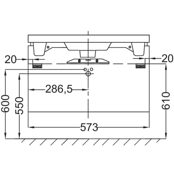 тумба оливковый глянец 57,3 см jacob delafon reve eb1134-g95