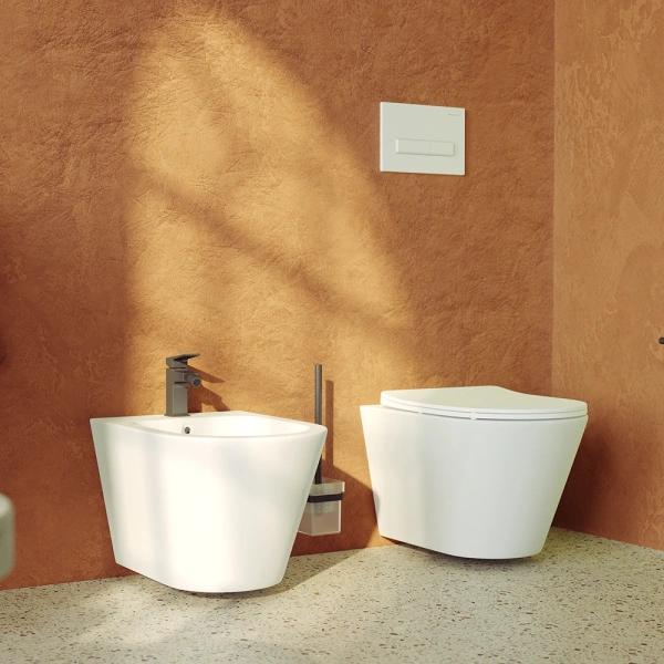 кнопка aqueduto retangulo ret0110 для инсталляции, европейский белый