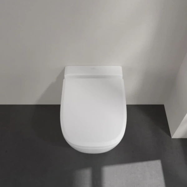 унитаз подвесной villeroy&boch antheus 4608r0r1 без сиденья, безободковый, ceramicplus, цвет белый