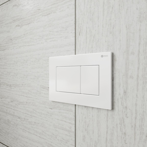 кнопка для инсталляции point ника pn44081w цвет белый