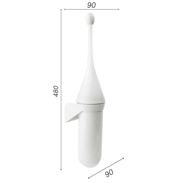 Ёршик для унитаза Merida Harmony GHB302.R