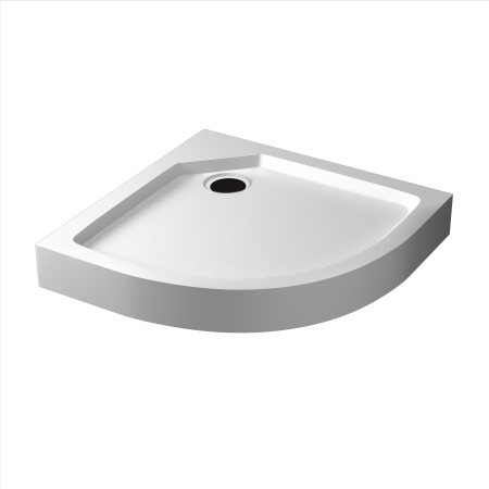 душевой поддон полукруглый rgw smc/r-c белый 900x900