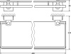 полка стеклянная fbs esperado esp 014 40 см