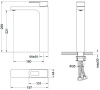 смеситель для раковины timo sahara 2211/00f chrome