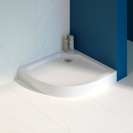 Душевой поддон полукруглый RGW SMC/R-C Белый 900x900