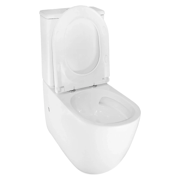 унитаз-компакт azario riano 355х620х790 напольный, безободковый, слив "торнадо" с быстросъемным сиденьем "микролифт" (az-1307a)