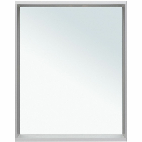 зеркало allen brau reality 60 1.32016.02 с подсветкой серебро браш с сенсорным выключателем