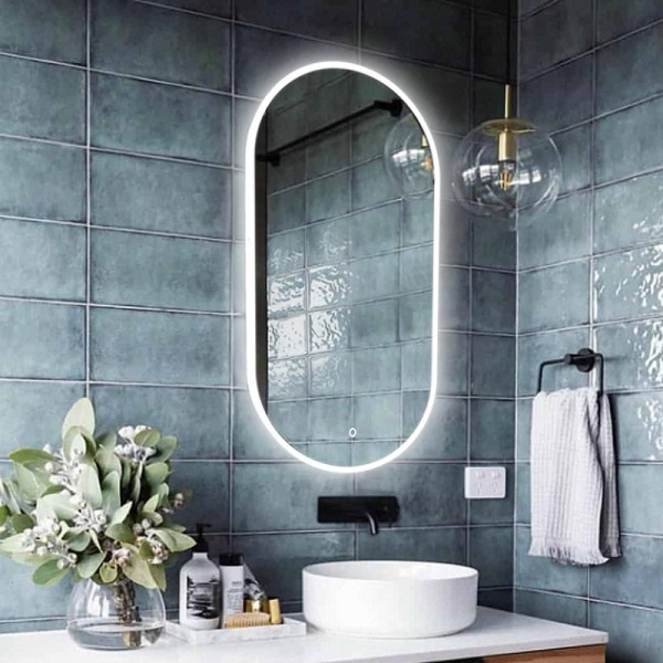 зеркало континент delight 550х1000 злп458 с подсветкой с сенсорным выключателем