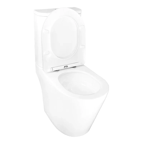 унитаз компакт azario berton az-6093 напольный, безободковый, слив "торнадо", с бачком и сиденьем микролифт, 61.5х38.5х80.5 см, белый