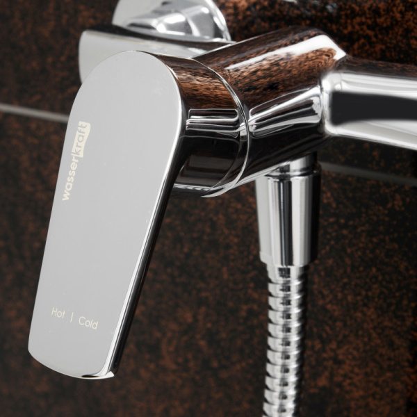 смеситель для душа, wasserkraft dill 6102 цвет хром