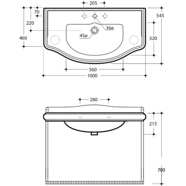 консоль под раковину migliore bella 100 20721 золото