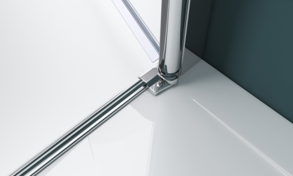 душевая дверь belbagno etna 150 etna-b-11-90+60-c-cr профиль хром стекло прозрачное