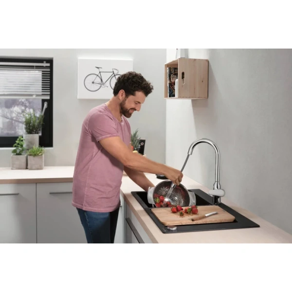 смеситель для кухни hansgrohe focus m42 71820000, хром