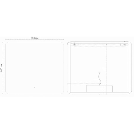 зеркало 90х80 см grossman elegans 179080 Зеркало 90х80 см Grossman Elegans 179080
