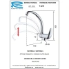 смеситель для кухни remer ten t42r