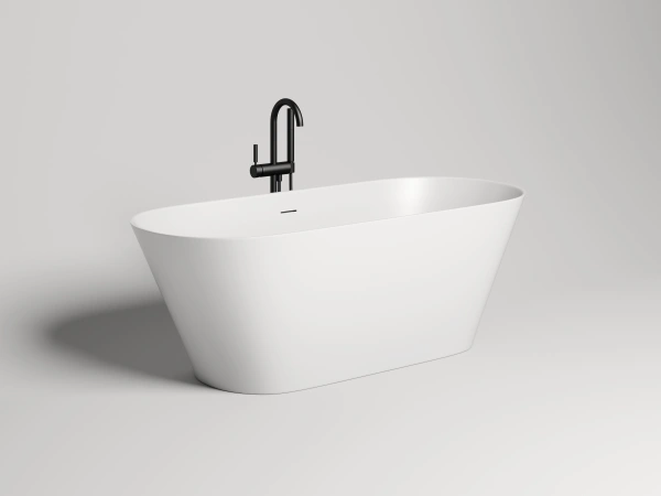 ванна из искусственного камня salini mona 170х72х58 s-stone (solix) матовая 102922m