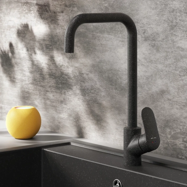 смеситель для кухни am.pm like f8006022 чёрный