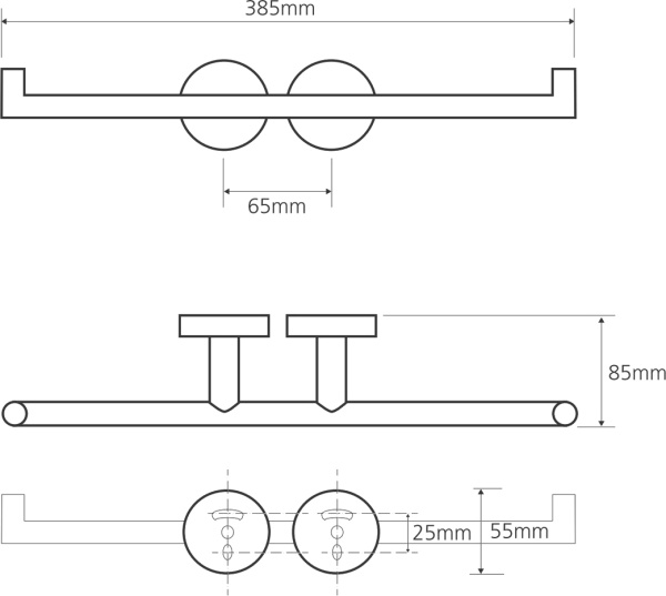 Держатель туалетной бумаги Bemeta Omega 104201072