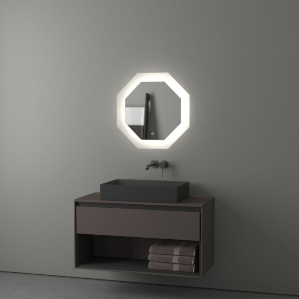 зеркало 60х60 см evoform ledshine by 2603