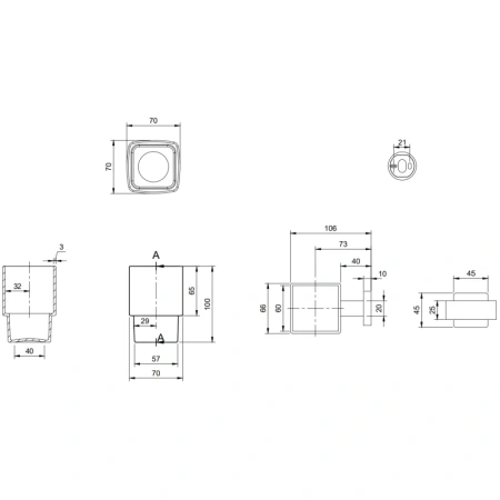 стакан villeroy & boch elements-striking tva15201900064