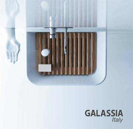 раковина подвесная galassia meg11 65 см, 5403