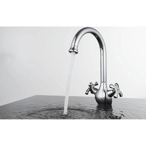 смеситель для кухни d&k hessen lorsch da1412401 хром