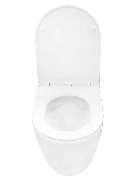 унитаз компакт azario verona az-8301 напольный, безободковый, слив "торнадо", с бачком и сиденьем микролифт, 66х36х80 см, белый