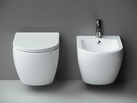 биде ceramicanova metropol cn4003 подвесное, белое биде ceramicanova metropol cn4003 подвесное, белое