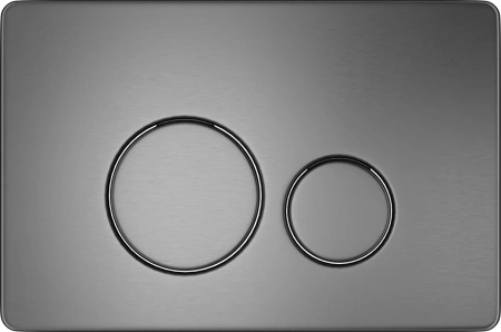 Клавиша для инсталляции Grossman Style 700.K31.05.42M.42M для унитаза, пластик, графит сатиновый