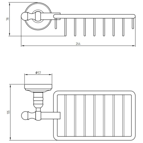 Мыльница Migliore Mirella 17376