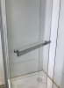 душевой уголок cerutti spa chika zp101t 100×100 профиль хром, стекло прозрачное