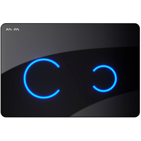 Клавиша смыва AM.PM Touchless Pro I0450B38 Черная глянцевая